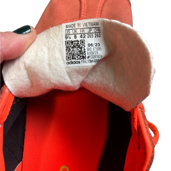 Adidas w’s orange platform gazelles 9.5 - Picture 11 of 11